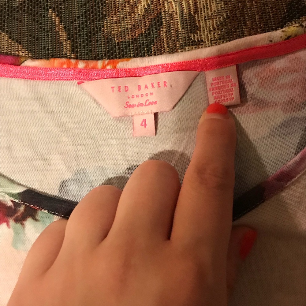 Ted Baker London Floral Top - Picture 2 of 7